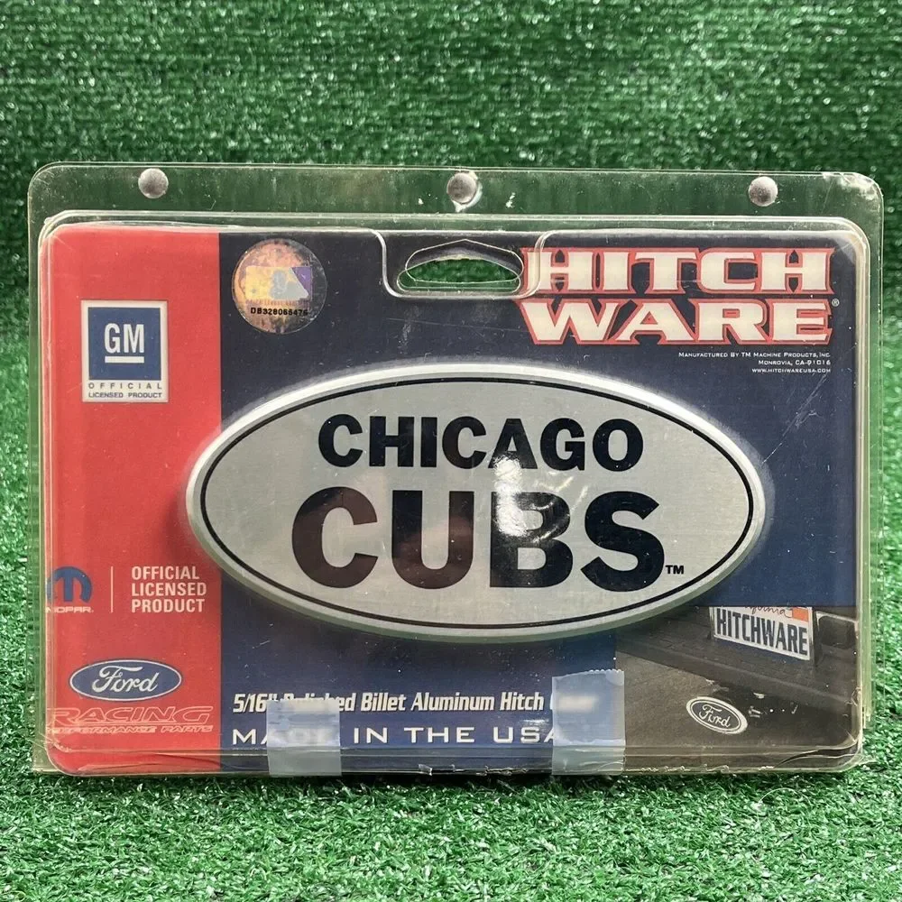Chicago Cubs‎ Trailer Hitch Cover 5/16